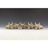 Indus Valley Monochrome Bull Figurine Group