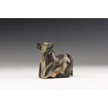 Western Asiatic Carved Banded Agate Horse Statuette