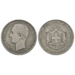 World Coins - Greece - 1873 - 2 Drachma