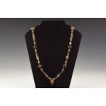 Post Medieval Banded Agate Bead Necklace