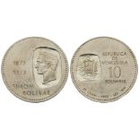 World Coins - Venezuela - 1973 - 10 Bolivars