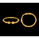 Islamic Gold Decorated Bracelet