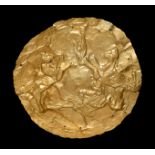 Scythian Gold Phalera - Gryphons & Swordsman