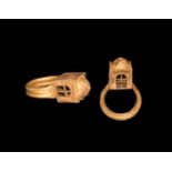 Post Medieval Gold Church Tower Ring