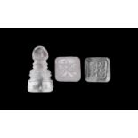 Byzantine Crystal Stamp Seal with Christogram