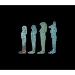 Egyptian Four Sons of Horus Plaque Group