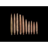 Chinese Liao Bone Arrowhead Collection