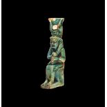 Egyptian Large Isis with Horus Amulet