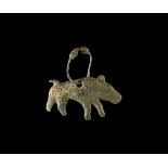 Iron Age Celtic Wild Boar Pendant