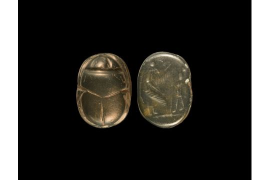 Phoenician Scarab with Pharoah