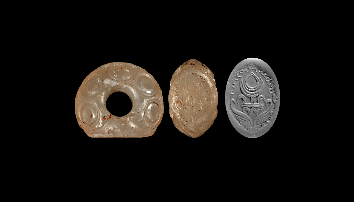 Sassanian Stamp Seal with Tamga