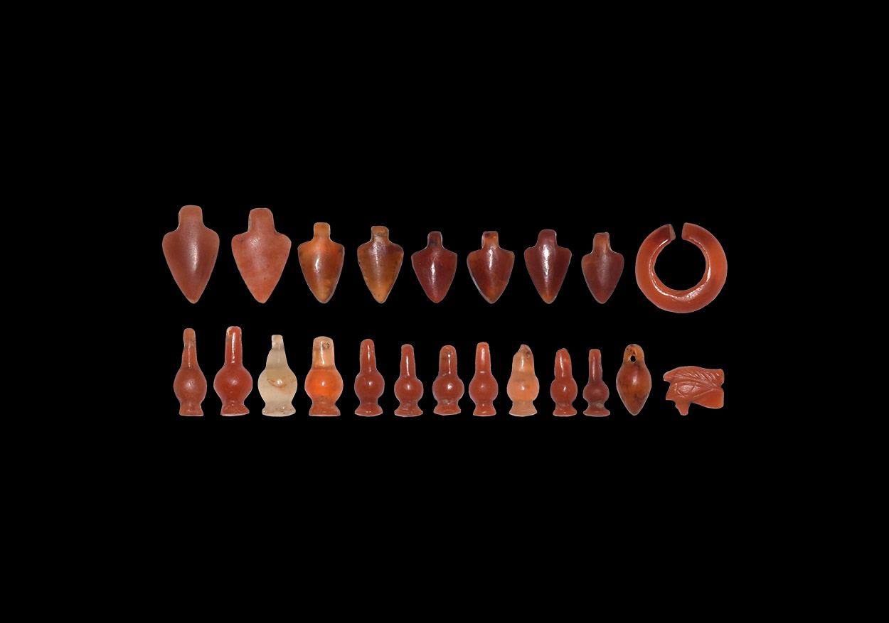 Egyptian Jasper and Other Amulet Collection