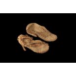 Egyptian Palm Leaf Sandal Pair