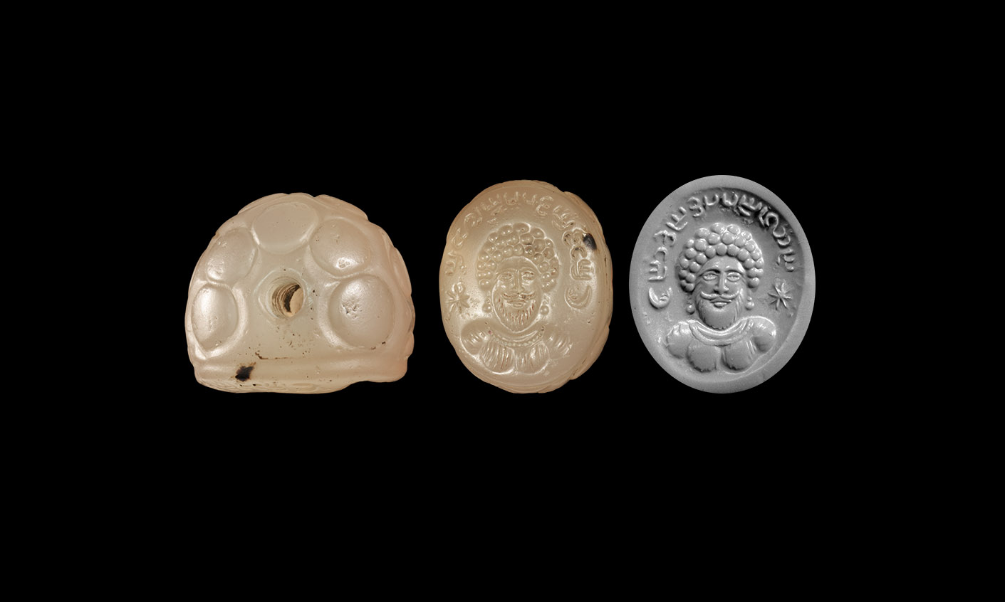 Western Asiatic Sassanian Stamp Seal with Bust