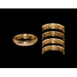 Gold 'Godly Loue Will Not Remoue' Posy Ring