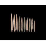 Chinese Liao Bone Arrowhead Collection