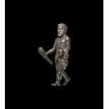 Roman Silver Hercules Statuette