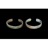 Viking Decorated Bracelet Pair