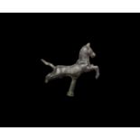 Roman Leaping Horse Statuette