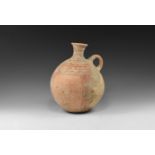 Western Asiatic Jug with Red Painted Decoration