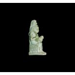 Egyptian Seated Isis with Infant Horus Amulet