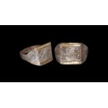 Viking Gilt Silver Knotwork Ring