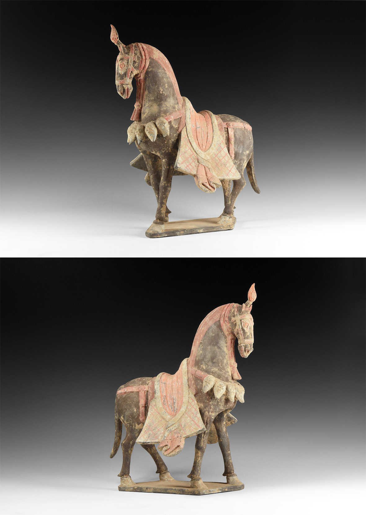 Northern Wei Caparisoned Horse Figurine