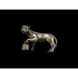 Roman Silver Panther Statuette