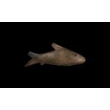 Egyptian Large Lepidotus Fish Statuette