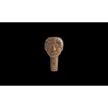 Roman Terracotta Figural Whistle