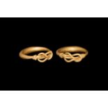 Greek Gold Ring with Hercules Knot