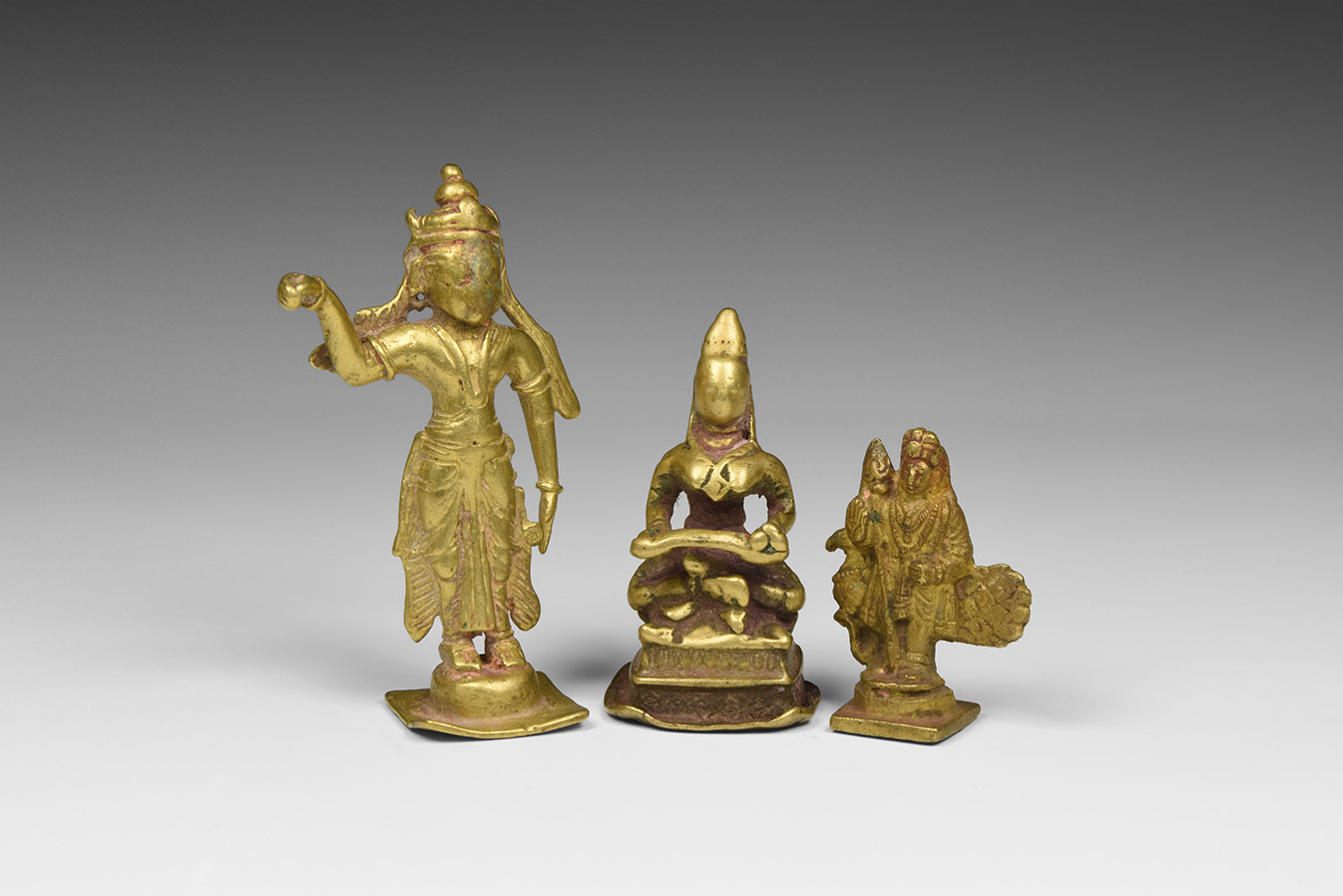 Indian Deity Statuette Group