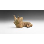 Western Asiatic Indus Valley Recumbent Bull Figurine