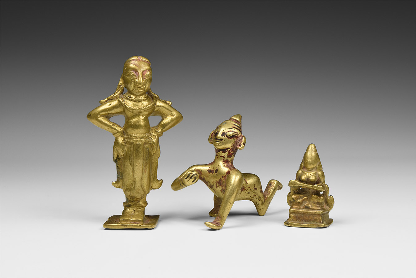 Indian Deity Statuette Group