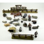 A selection of vintage Britains lead toys