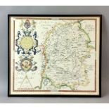 Saxons map of Wiltshire original dated 1576