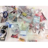 Model makers electrical components , engines ,batteries electrical connectors etc qty