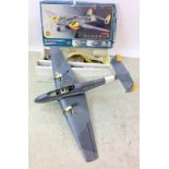 Messerschmitt BF110C model aero plane with box and paints unfinished