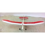 New Timer R/C electric model aeroplane with radio gear and motor fitted