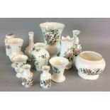 Collection of Aynsley 'Pembroke ' vases and containers