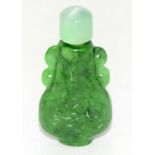 Jade chinese perfume bottle