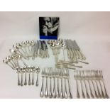 Good set of Mappin and Webb silver plate cutlery un boxed 6+ settings