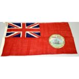 An original British Commonwealth cotton flag of British Honduras Red Ensign as used from 1919