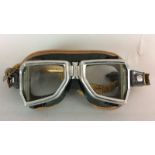 Vintage climax glass goggles