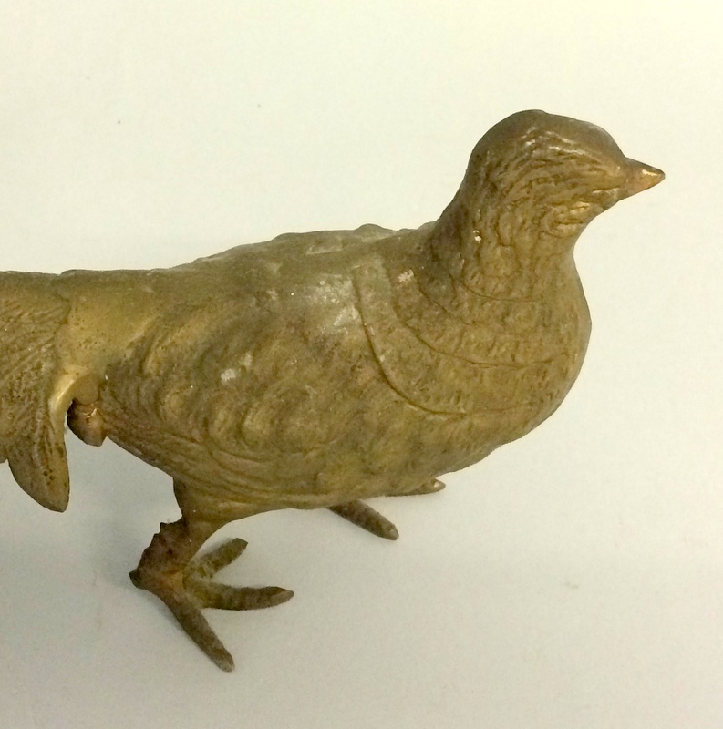 Bronzed gilt pheasant model - Image 2 of 5