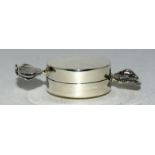 a silver 'sweetie 'pill box