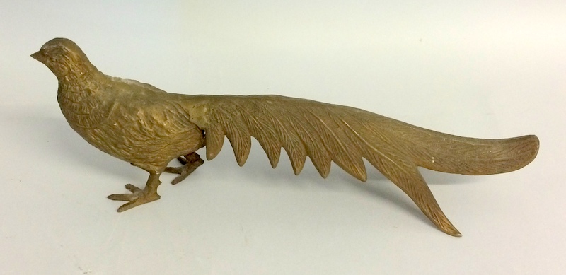 Bronzed gilt pheasant model - Image 4 of 5