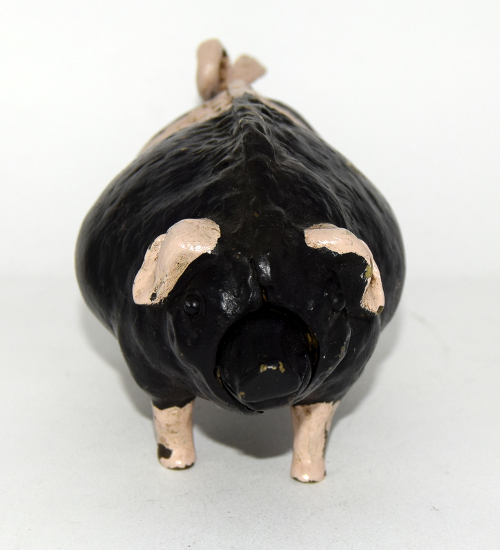 an unusual bronze saddleback pig in the form of a bell - Image 4 of 4