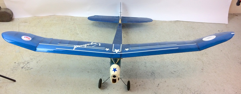 Model Vagabond R/C model aero plane no engine wing span 190cm