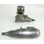 Irvine 61 + muffler model aero engine